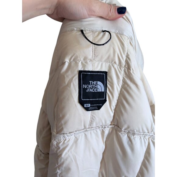 Rare ✨The North Face 700 down cream full ankle length Nuptse duster parka Small - Picture 10 of 10
